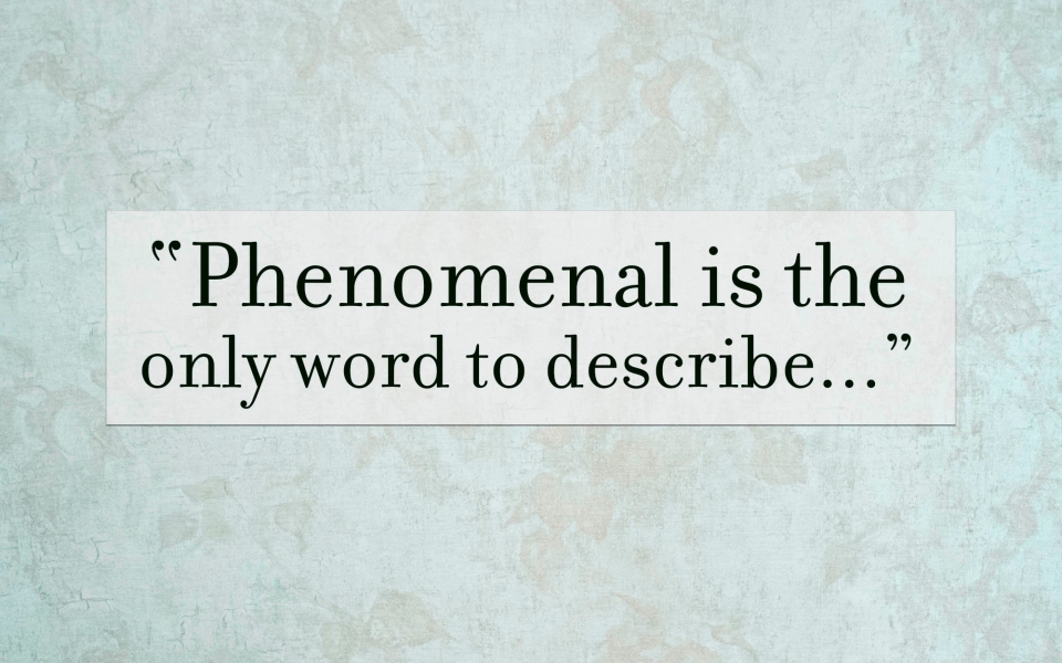 phenomonal