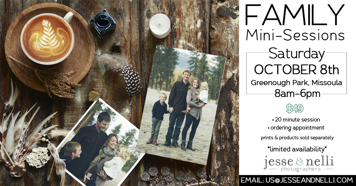 Autumn Mini Sessions at Greenough Park