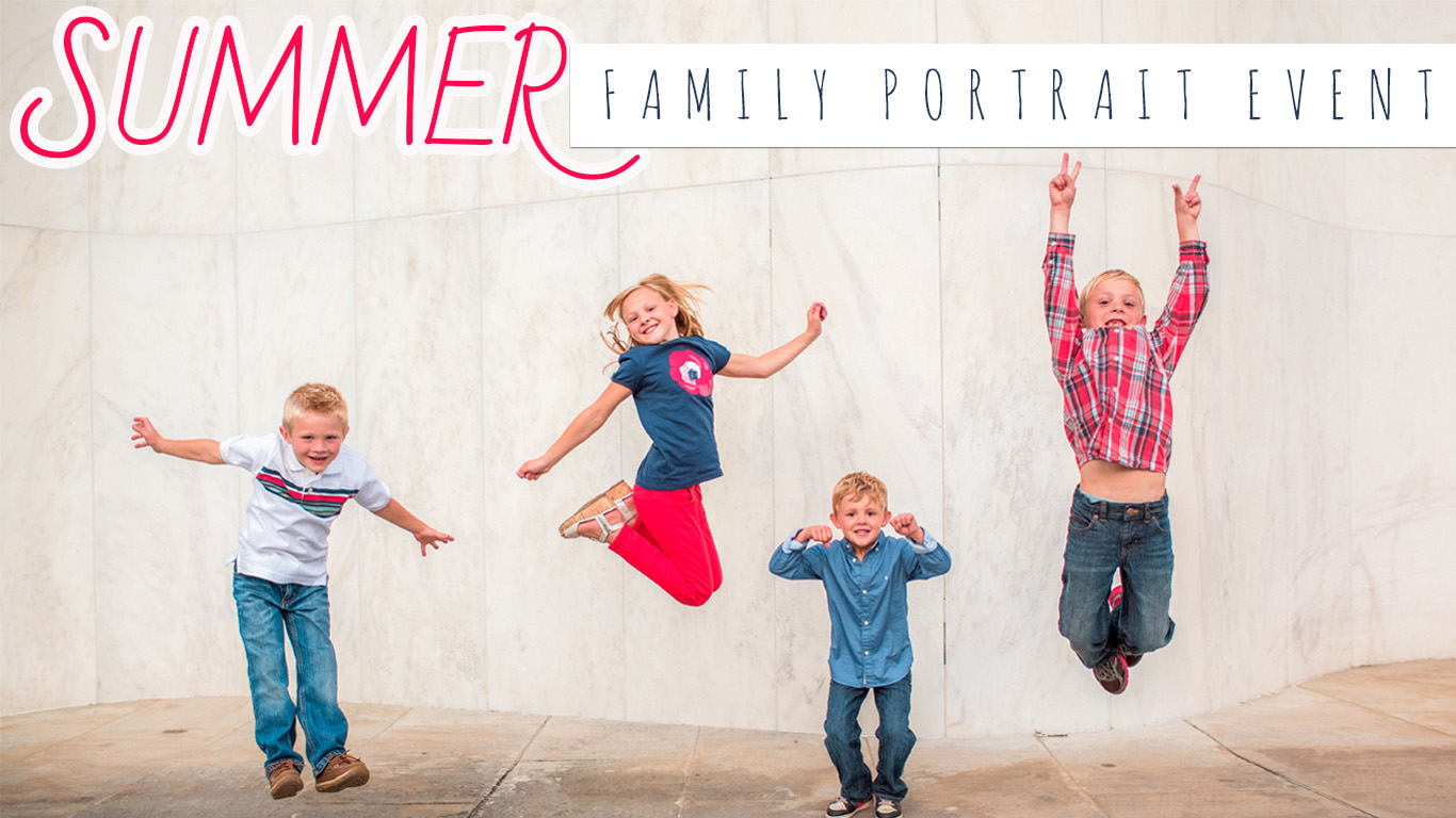 Summer Family Portrait Event – June 17th