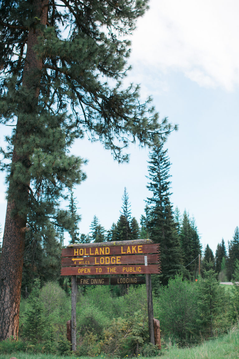 Holland Lake Lodge Montana Wedding