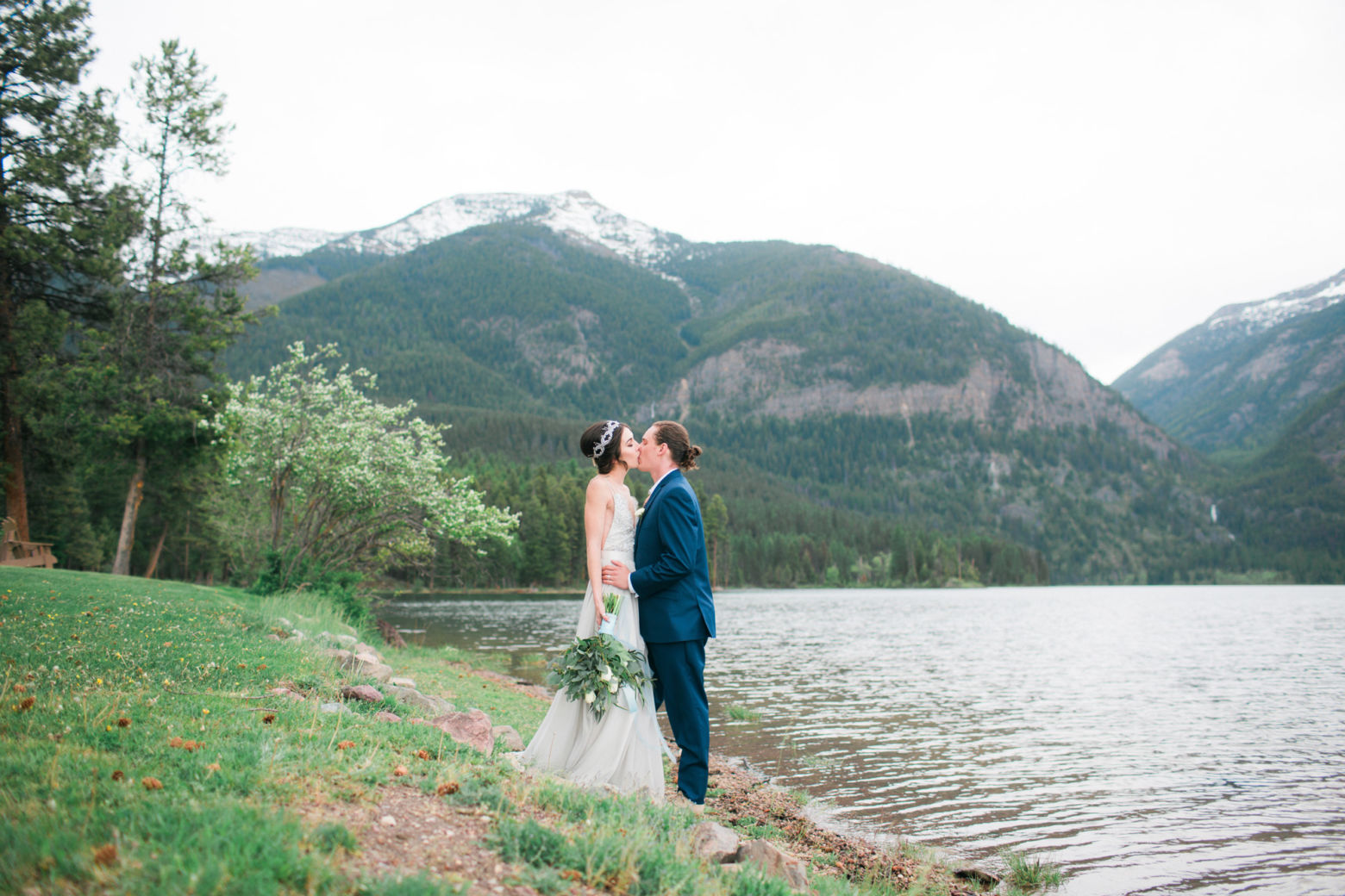 Holland Lake Lodge Montana Wedding